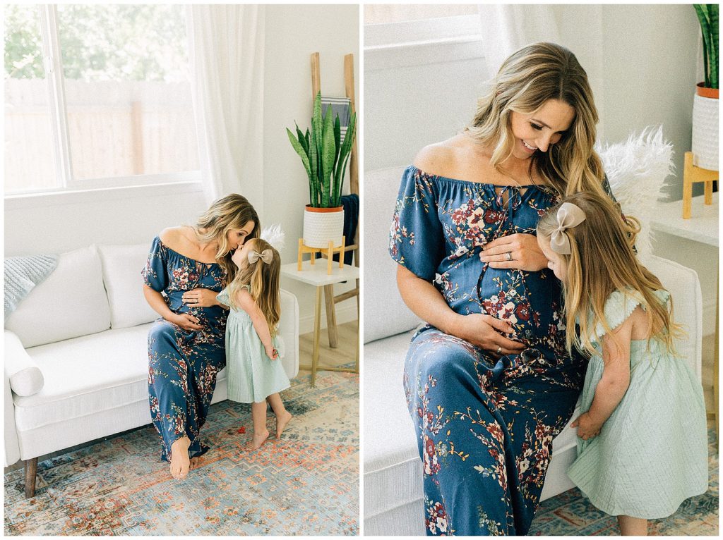 big sister maternity lifestyle session