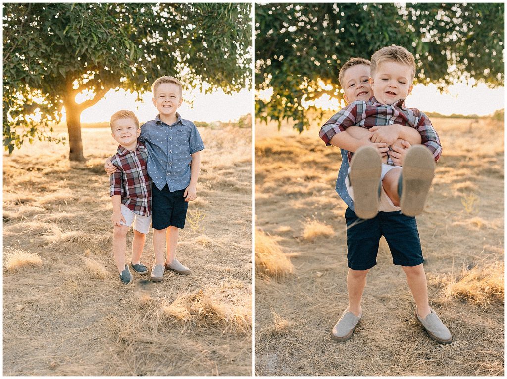 boys playing together