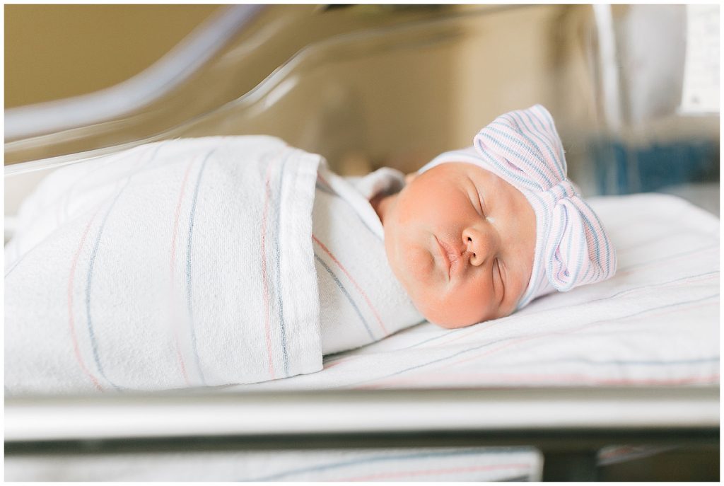 newborn baby in hospital 