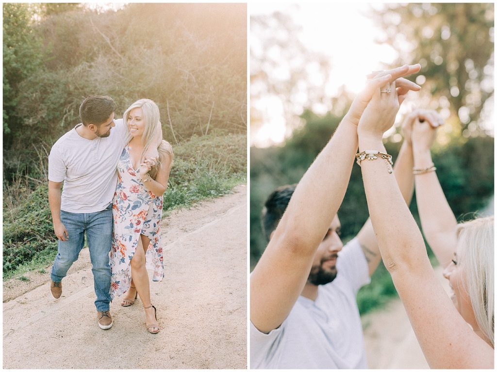 engagement session at park